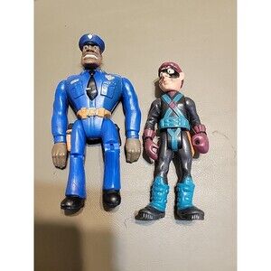 Vtg 1989 Police Academy‎ Claw The Cat Burglar Villian Moses Hightower Police Man